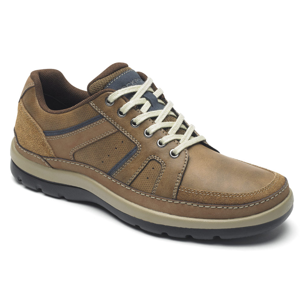 Rockport Mens Sneakers Brown - Get Your Kicks Mudguard Blucher - UK 720-TNBOYR